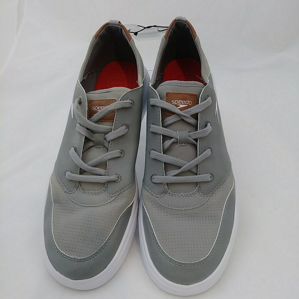 Speedo Tiller Men's Water Shoe Grey  NEW - Picture 2 of 4